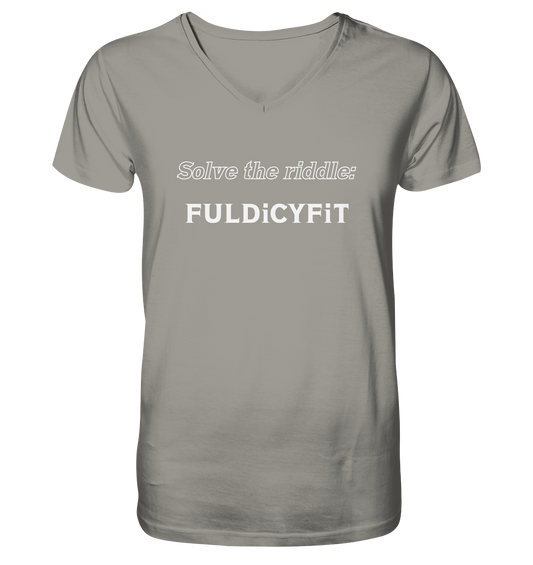 SOLVE THE RIDDLE - FULDiCYFiT - V-Neck Shirt