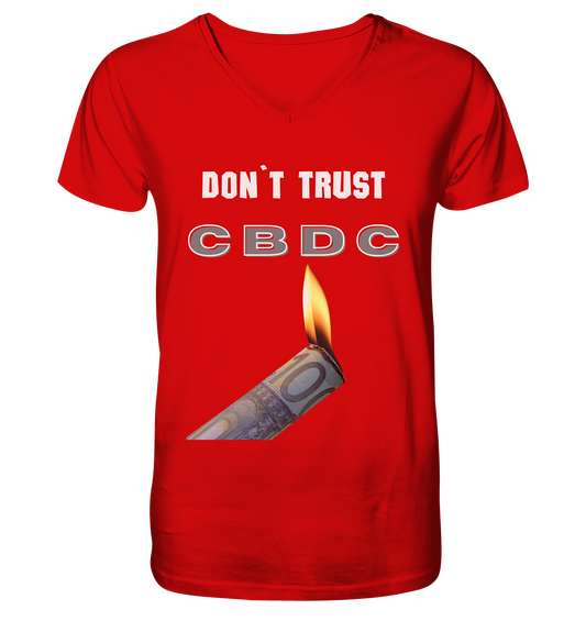 DON`T TRUST CBDC - V-Neck Shirt