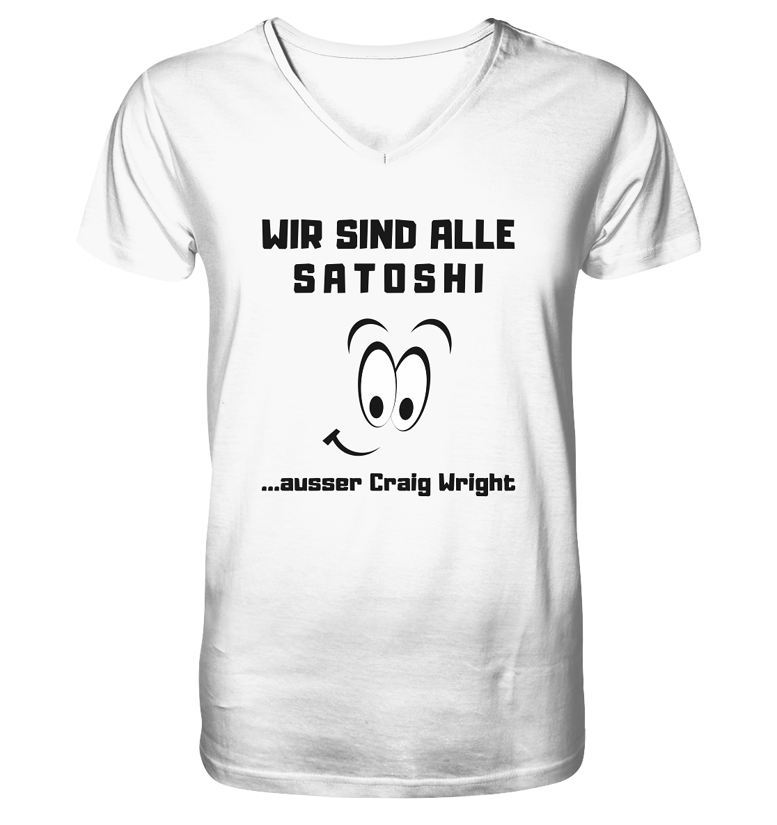 WIR SIND ALLE SATOSHI... ausser Craig White - V-Neck Shirt